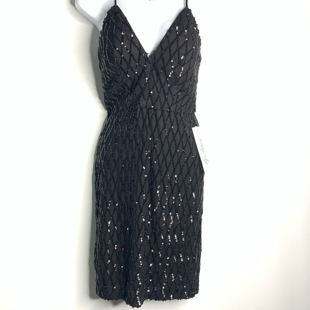 Black Sequin Dress